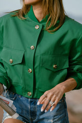 Bomber AVA coloris VERT PAN